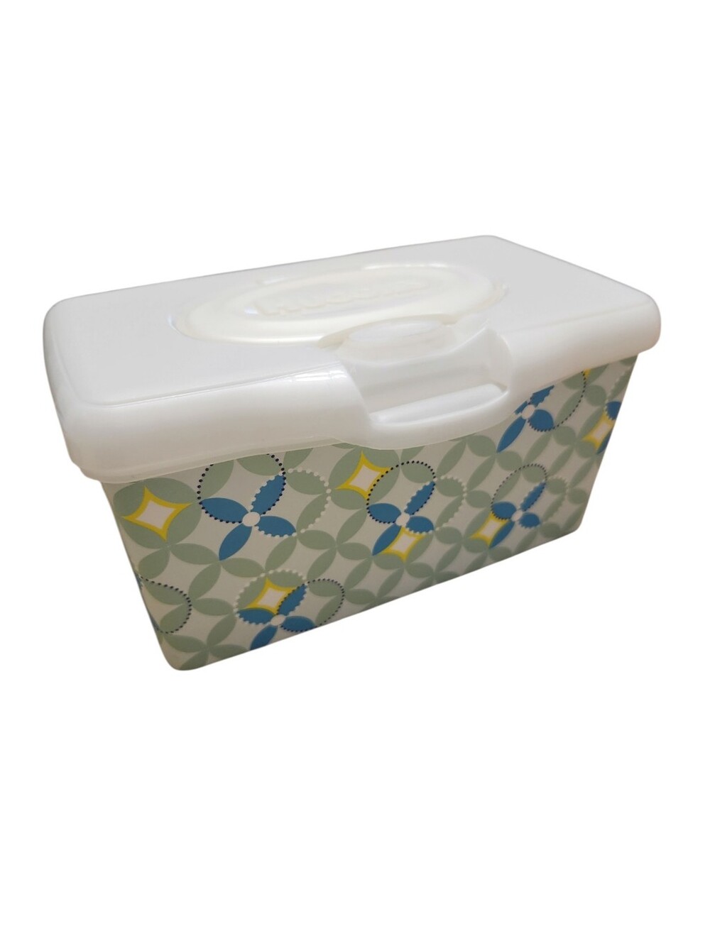 Vintage Huggies Baby Wipes Full Size Pop-Up Empty Container Polka Dots Design